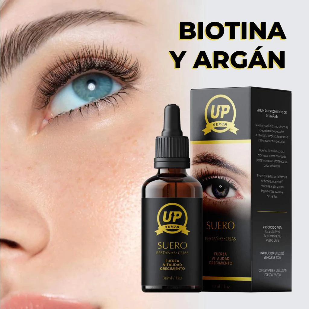 SERUM UP PRO® Alargamiento de pestañas y cejas.
